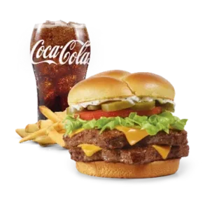 Jalapeño Ranch Cheeseburger, Double Combo