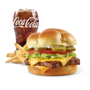 Jalapeño Ranch Cheeseburger, Single Combo