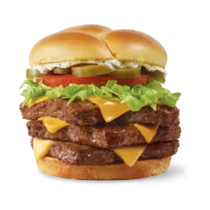 Jalapeño Ranch Cheeseburger, Triple