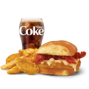 Maple Bacon Chicken Croissant Combo: the heart of Wendy's Breakfast Menu