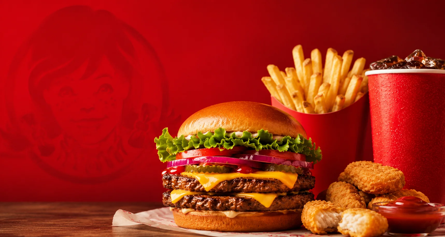 Wendys Menu Hero Section