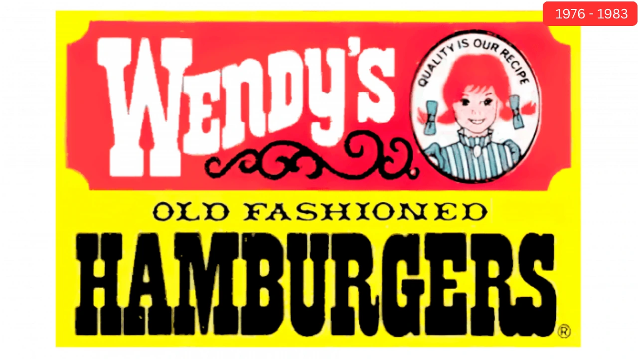 wendys logo 1976 to 1983