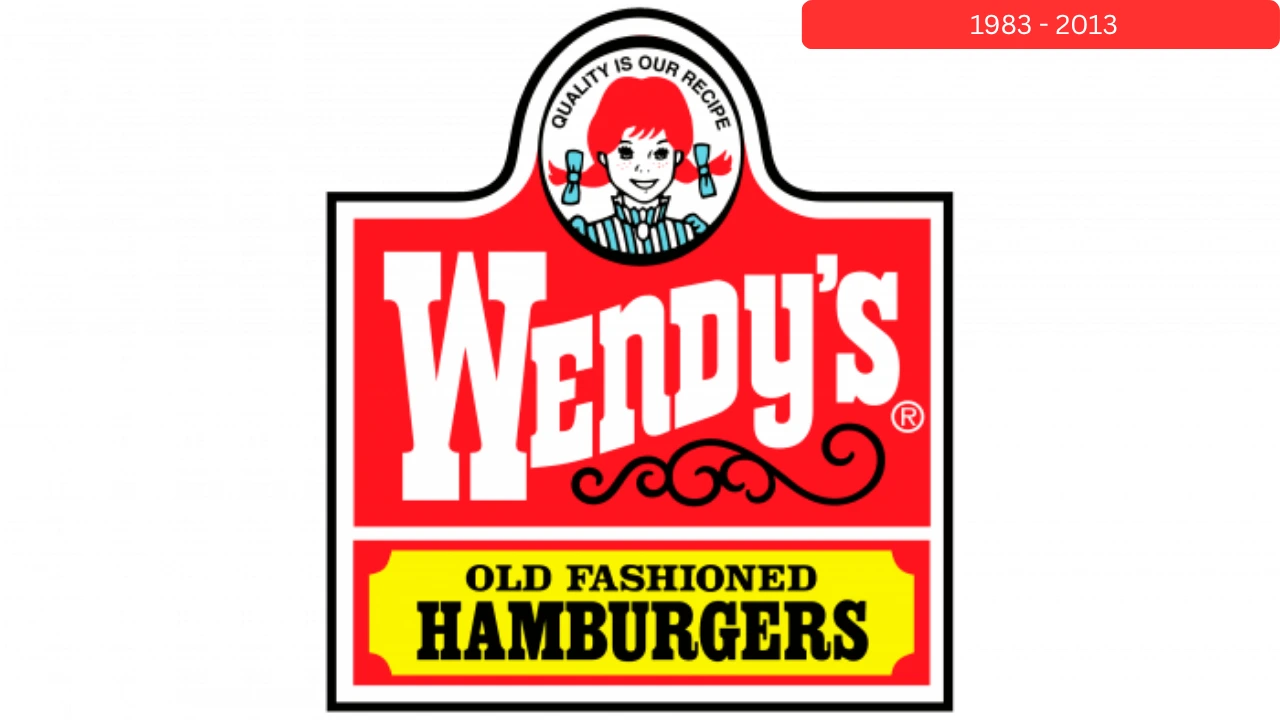 wendys logo 1983 to 2013